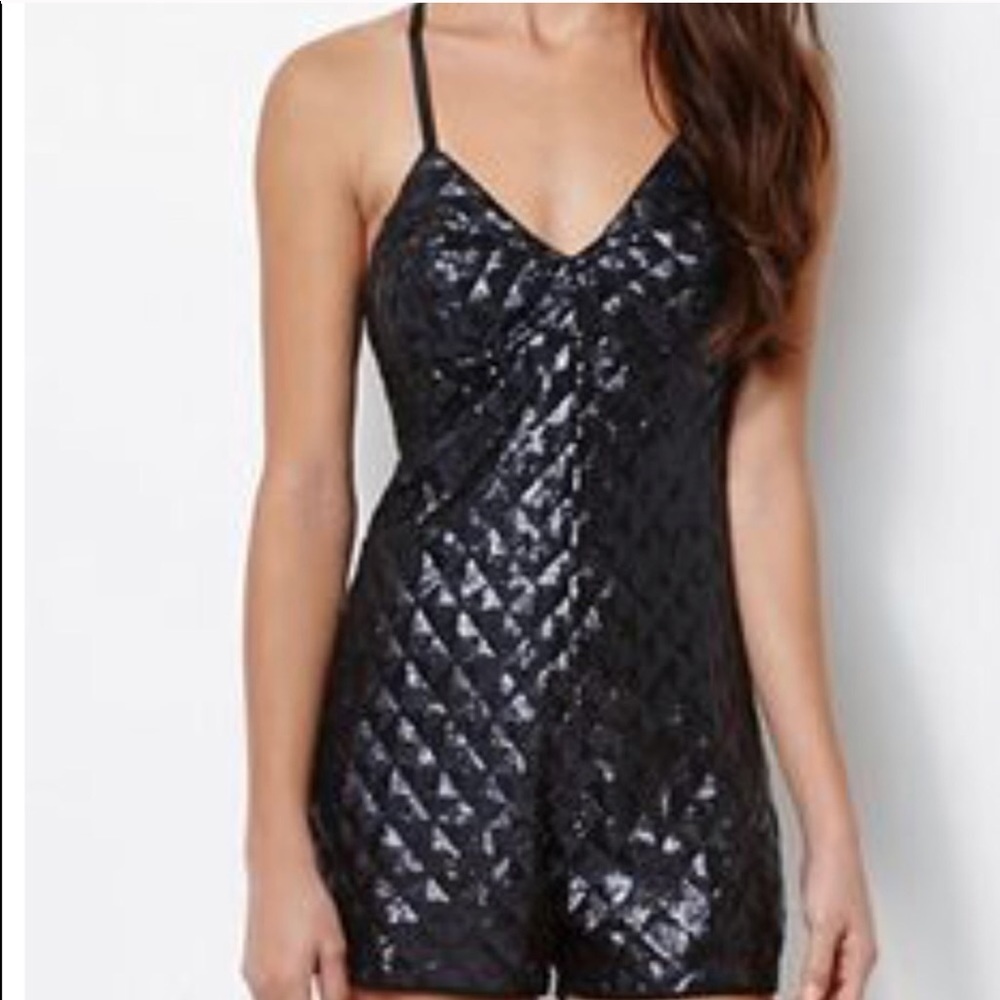 Kendall Kylie sequin romper